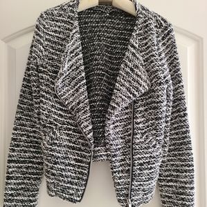 H&M textured fabric short jacket